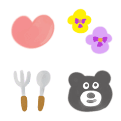 Pastel colored emoji