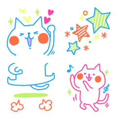 Neon colors emoji 2