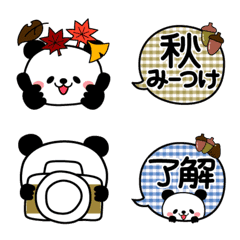 Autumn of Panda-pictograph
