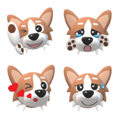 Corgi dog emoji