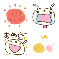Forecast rabbit Doodle Emoji