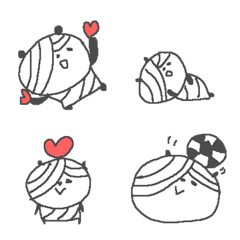 Bandage cute panda Emoji!!