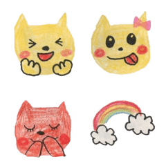 colorful cats