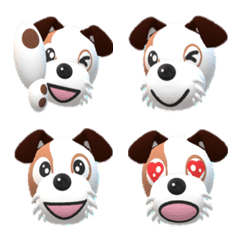 Jack Russell Terrier dog emoji