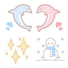 Yurufuwa Dolphin Emoji