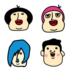 Emoticons with various expressions