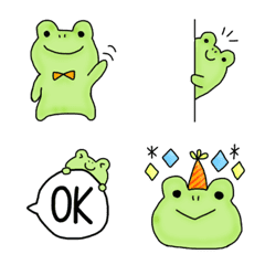 Emoji conveyed by Kaeru-kun