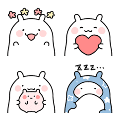 Simple and very cute rabbit emoji