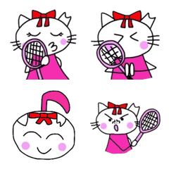 My name is Ran.Soft tennis version.Emoji