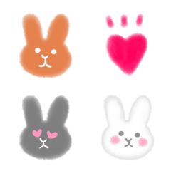 Rabbit fuwafuwa blur emoji