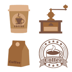 コーヒー みんなの絵文字 基本セット Line絵文字 Line Store