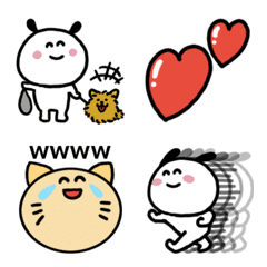 dog&cat Emoji -Basic-