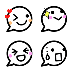 Simple speech bubble emoji 2