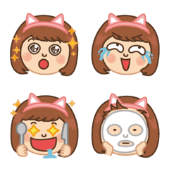 Cat lover -girl emoji
