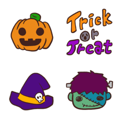 Halloween cute emoji