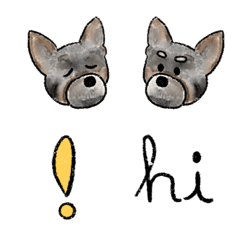 Dog emoji bun