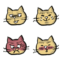 表情豊かなブサ猫絵文字