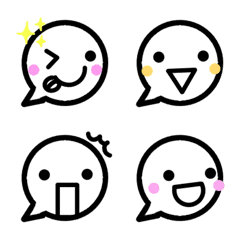 Simple speech bubble emoji 3