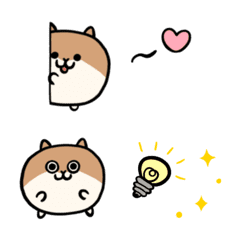 Hamster emotion with ornament