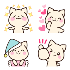 white cat emoji1