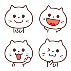 Cute cat emoji.