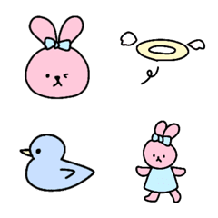 rabbit plush emoji01