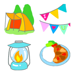cute camping emoji