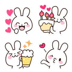 cute White Rabbit emoji