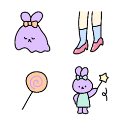 rabbit plush emoji03 Halloween