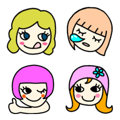 Pretty  girls emoji