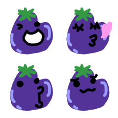 eggplant  face emoji