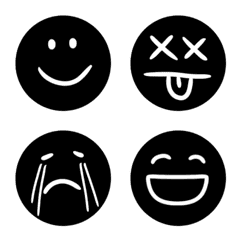 substitute Classic Emoji smiley face/BLK