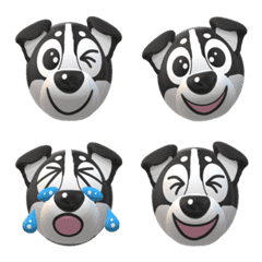 Black Shiba dog Emoji