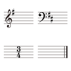 楽譜作成用素材①