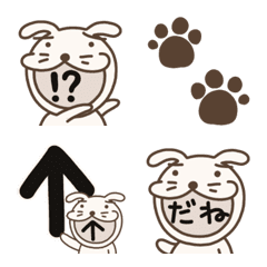 Speech-balloon mouth Dog Emoji