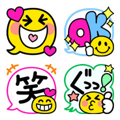 The Colorful Speech Bubbles emoji