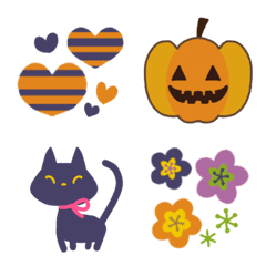 Cute Halloween emoji 