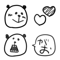 Panda-Chan Emoji (rakugaki)