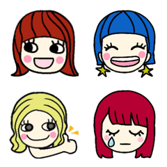 Pretty  girls emoji 2