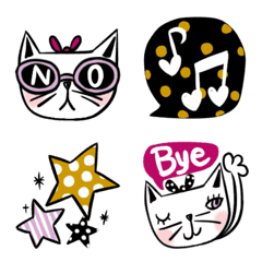 cool cat Emoji 