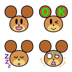 Big Ear Bear [40 emoji]