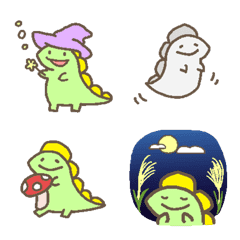 Dinosaur Emoji 4 autumn