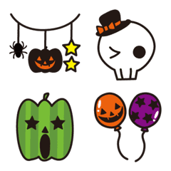 Halloween Emoji that can be connected