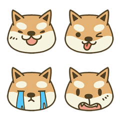 Shiba Inu(Shiba-Dog) Little Butt-Emoji 1