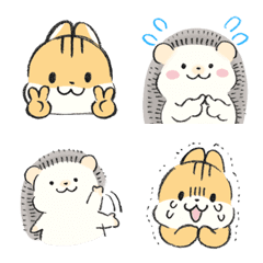 Squirrel and hedgehog Emoji