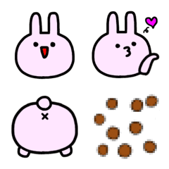 Surreal,funny,and strange Rabbit emoji