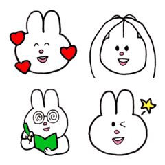 mochi mochi white rabbit emoji part 2