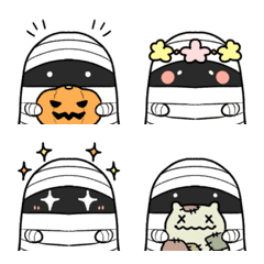 Use it for Halloween! Cute Mummy emoji