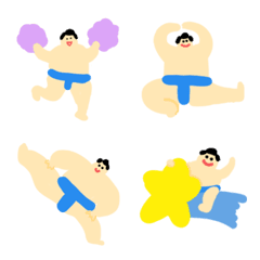 Fun and cute sumo emoji