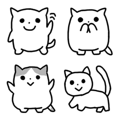 Little white cat Emoji